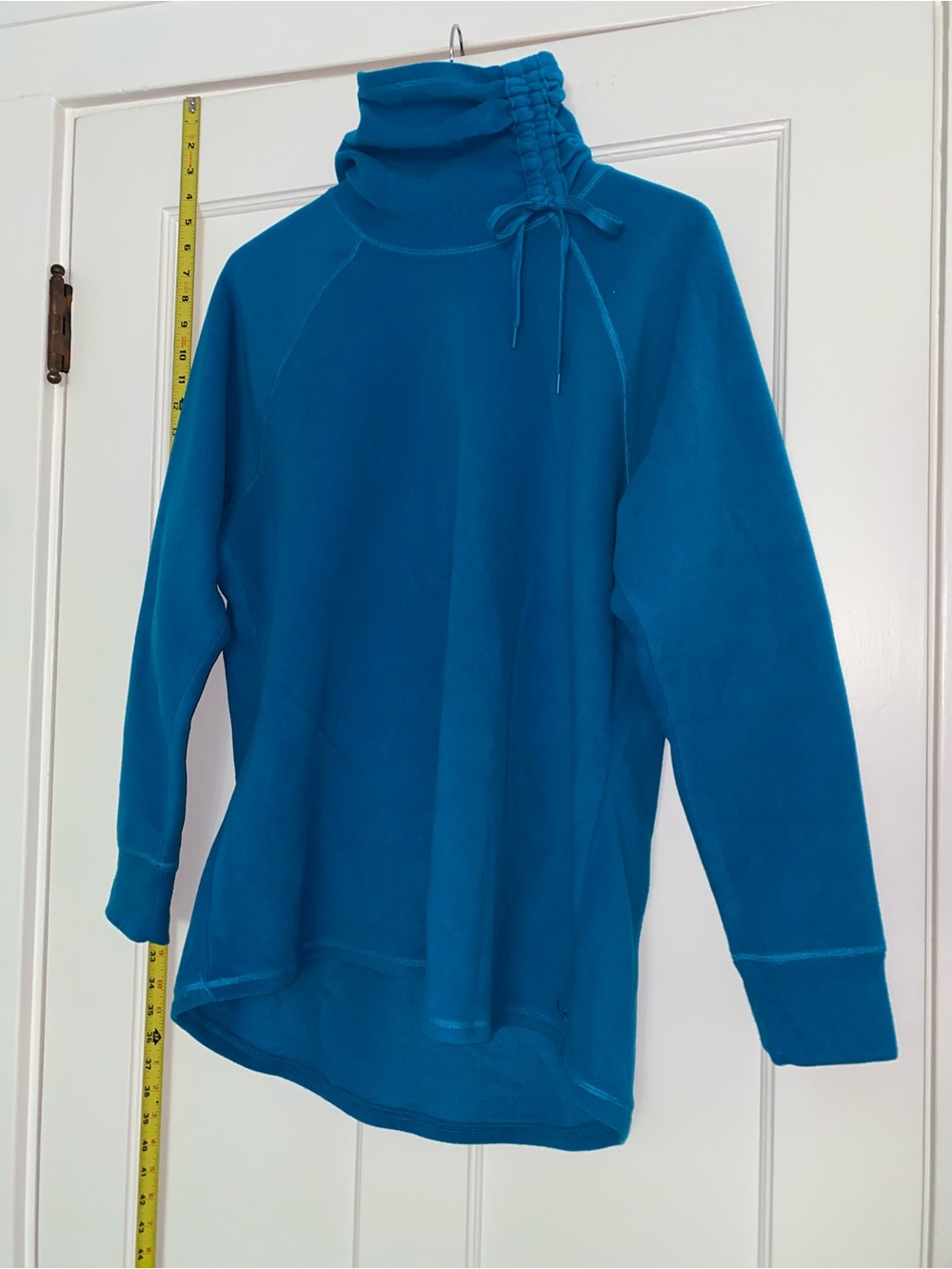 Champion Mock Neck shirt, fleece, in blue